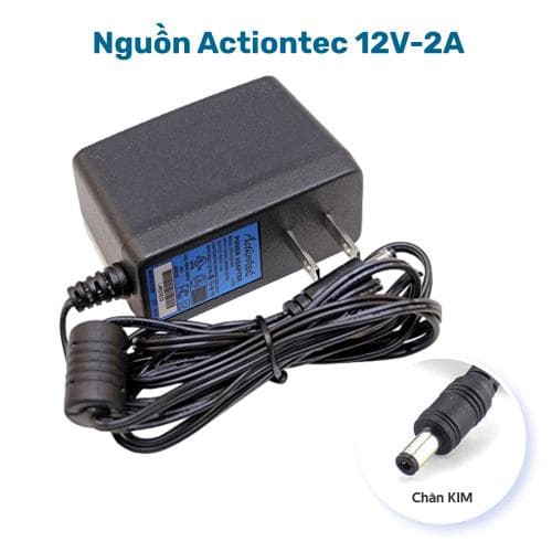 Nguồn Adapter Actiontec 12V-2A loại tốt, có đèn led cảnh báo